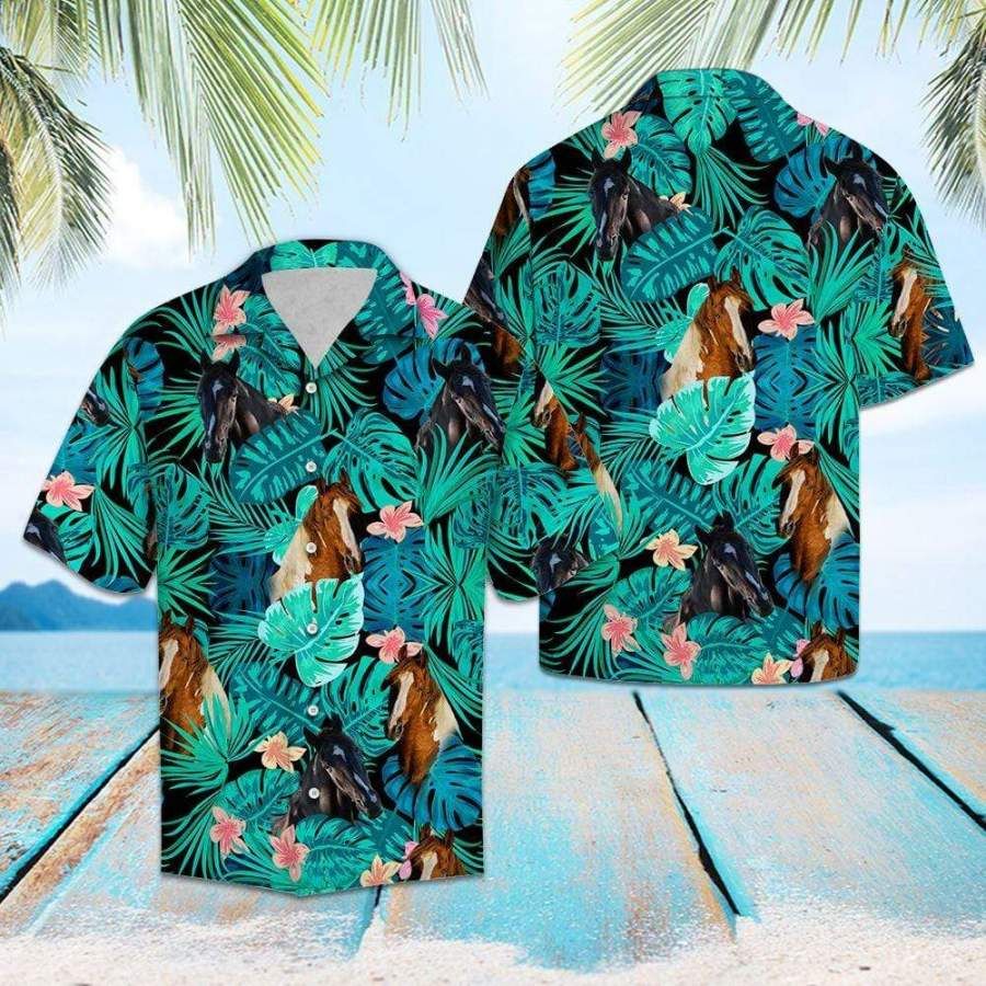 Tropical Horse Hawaiian Aloha Shirts