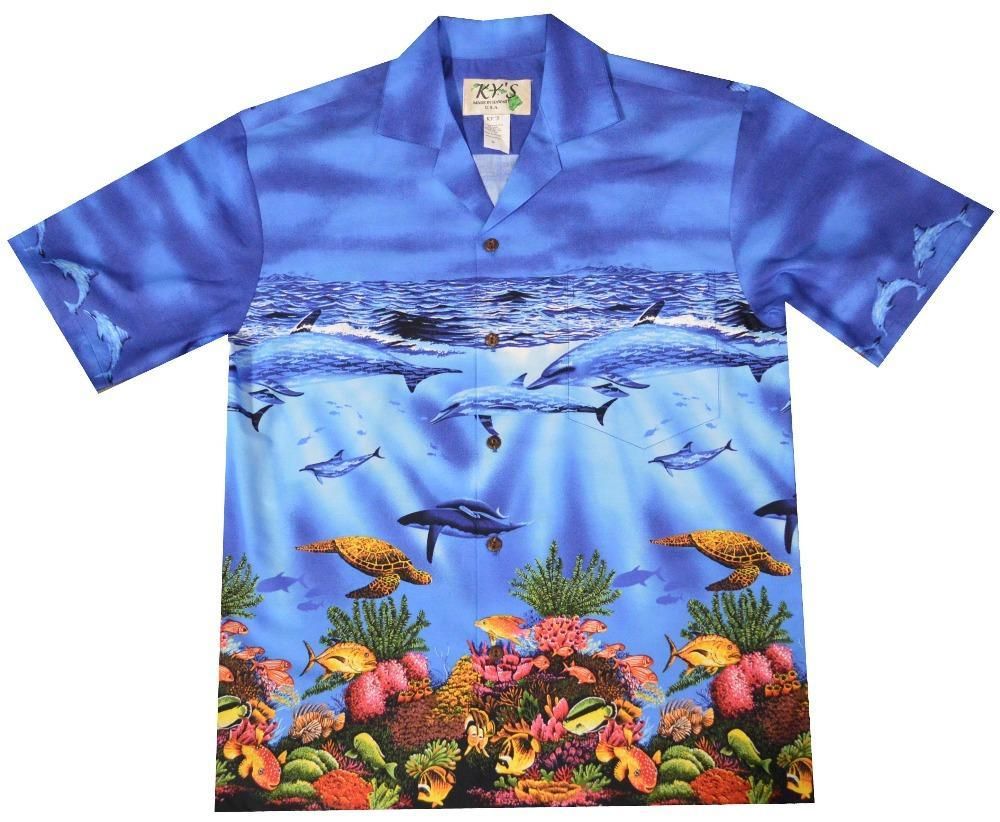 Tropical Sea Life Hawaiian Shirt