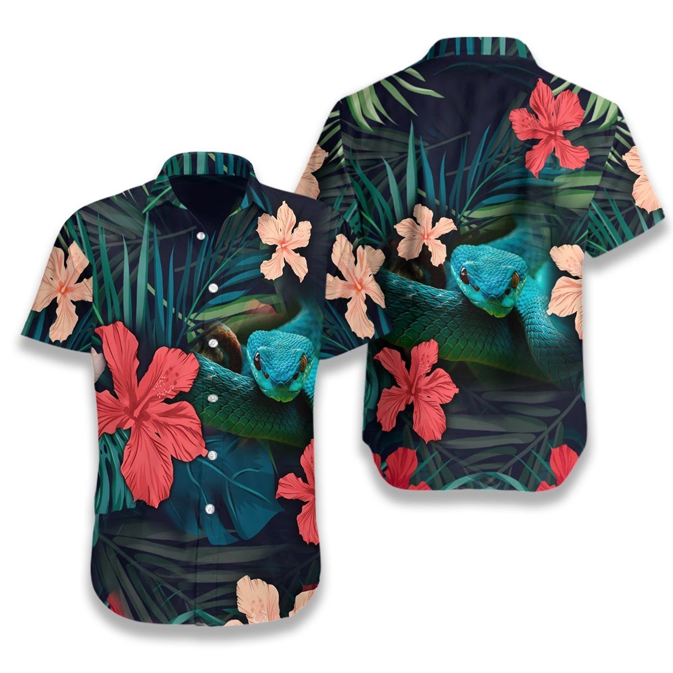 Tropical Snake Ez08 0207 Hawaiian Shirt