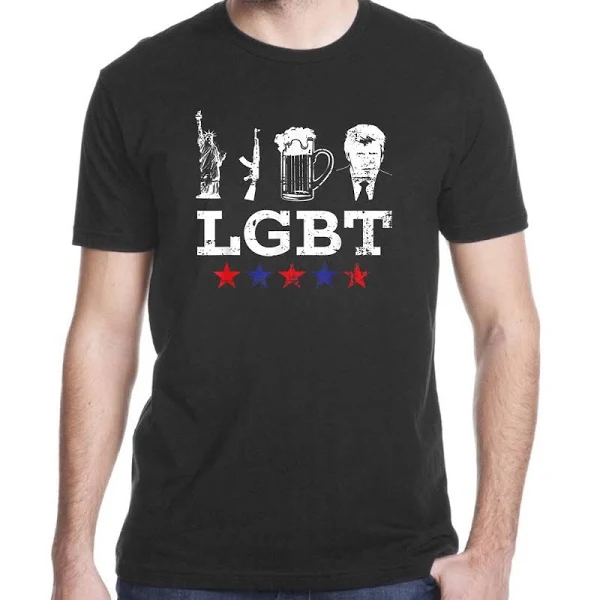 Trump Liberty Guns Beer Trump Funny Lgbt Trump Shirt GST L