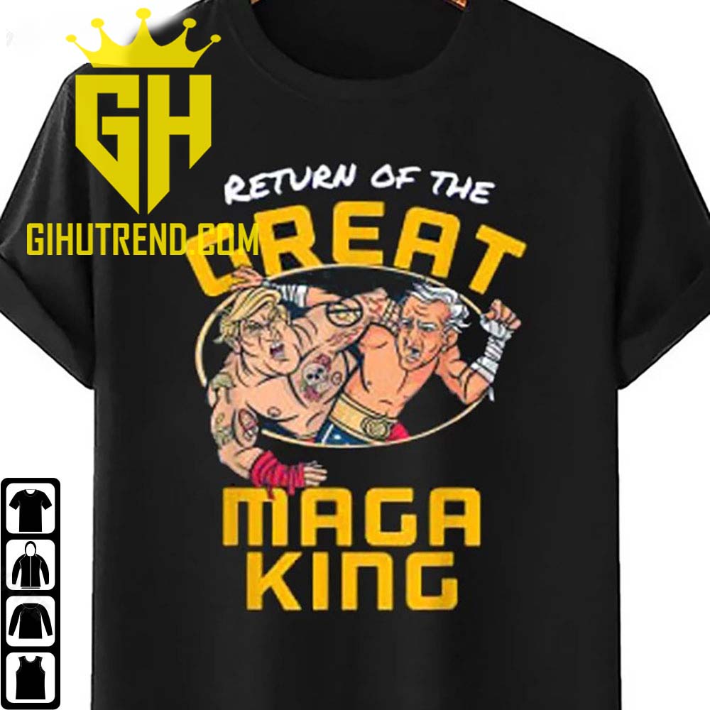 Trump Vs Biden Return Of The Great Maga King T-Shirt