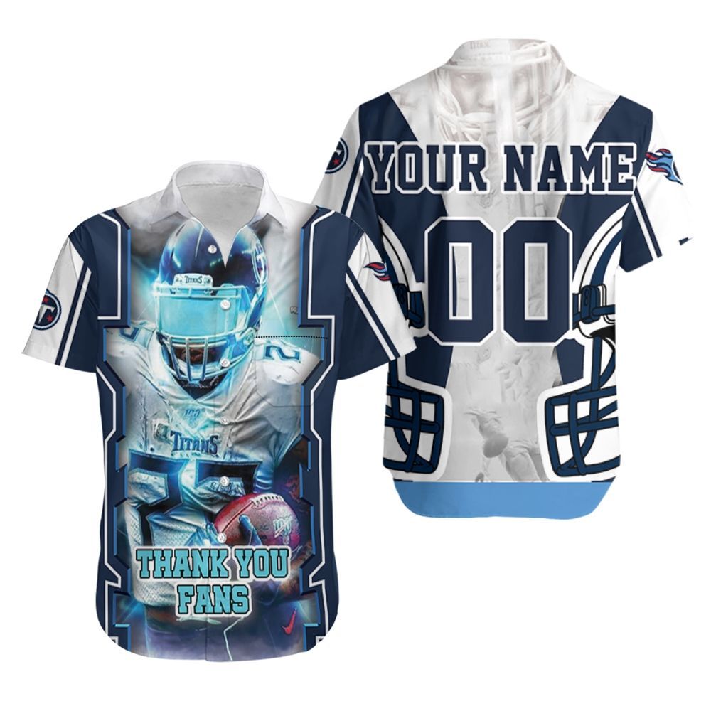 Tye Smith 23 Tennessee Titans Super Bowl 2021 Thank You Fan Personalized Hawaiian Shirt