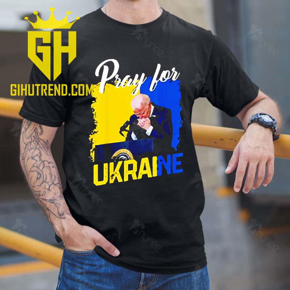 Ukrainian Flag, Joe Biden Pray For Ukraine Unisex T-Shirt