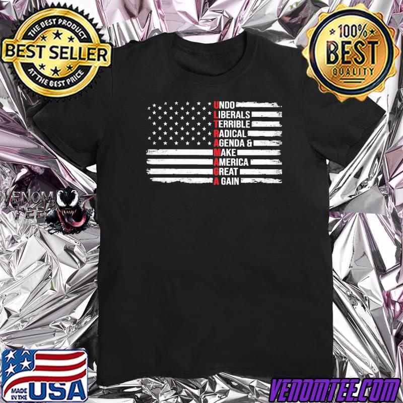 Ultra Maga Make America Great Again Flag Shirt