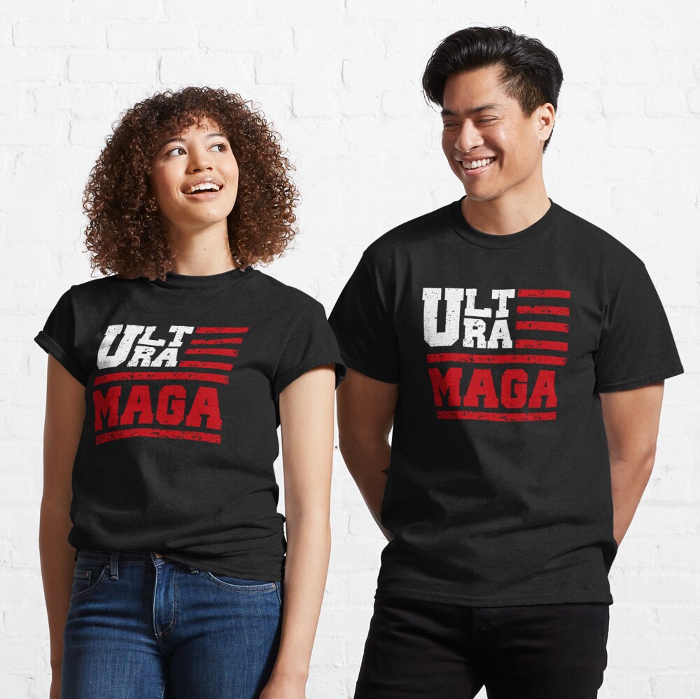 Ultra MAGA USA Flag Shirt