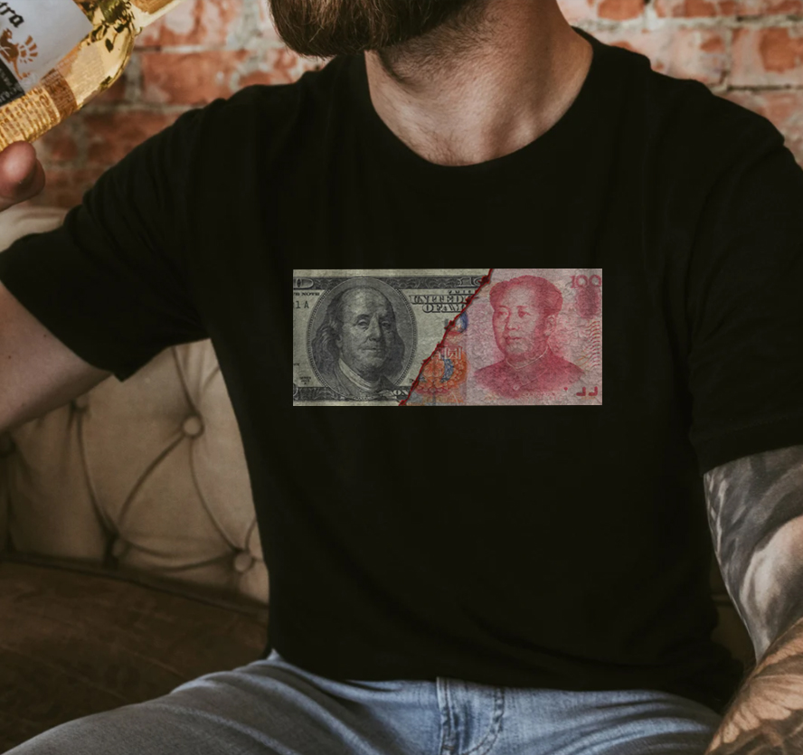 US Dollar With China Yuan T-Shirt