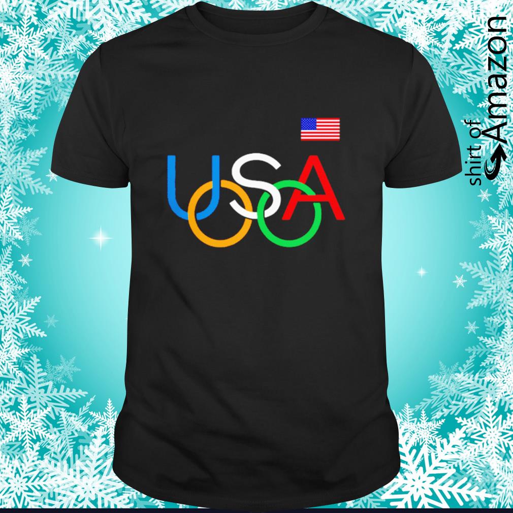 Usa Olympic Rings flag shirt