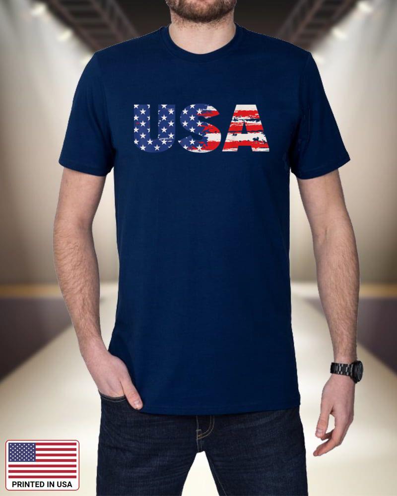 USA T Shirt Women Men Patriotic American Flag 4th of July 5n0EY