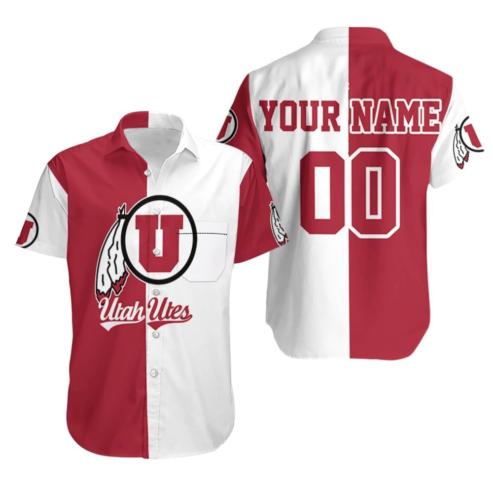 Utah Utes Mascot For Utes Fan 3d Personalized Hawaiian Shirt