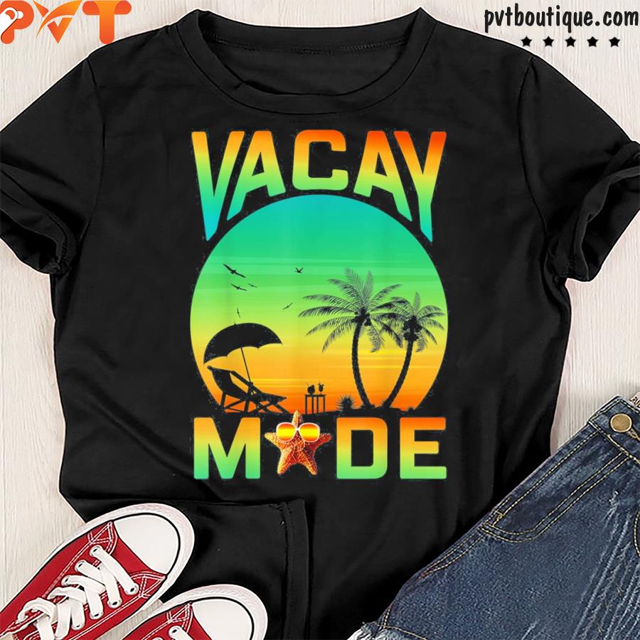 Vacay mode starfish funny family vacation shirt
