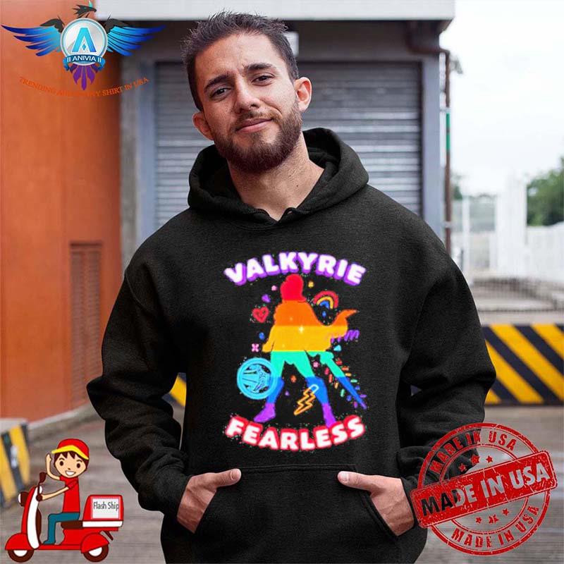Valkyrie Fearless Marvel pride month shirt