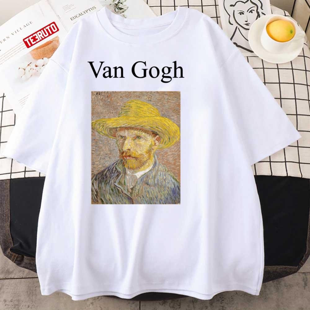 Van Gogh Tote Bag Selfportrait With A Straw Hat Unisex T-Shirt