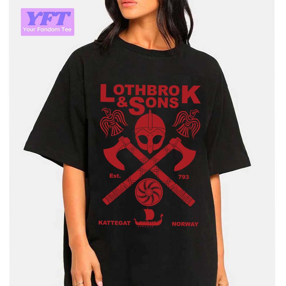Vikings Lothbrok & Sons Blood Eagle Bjork Unisex T-Shirt