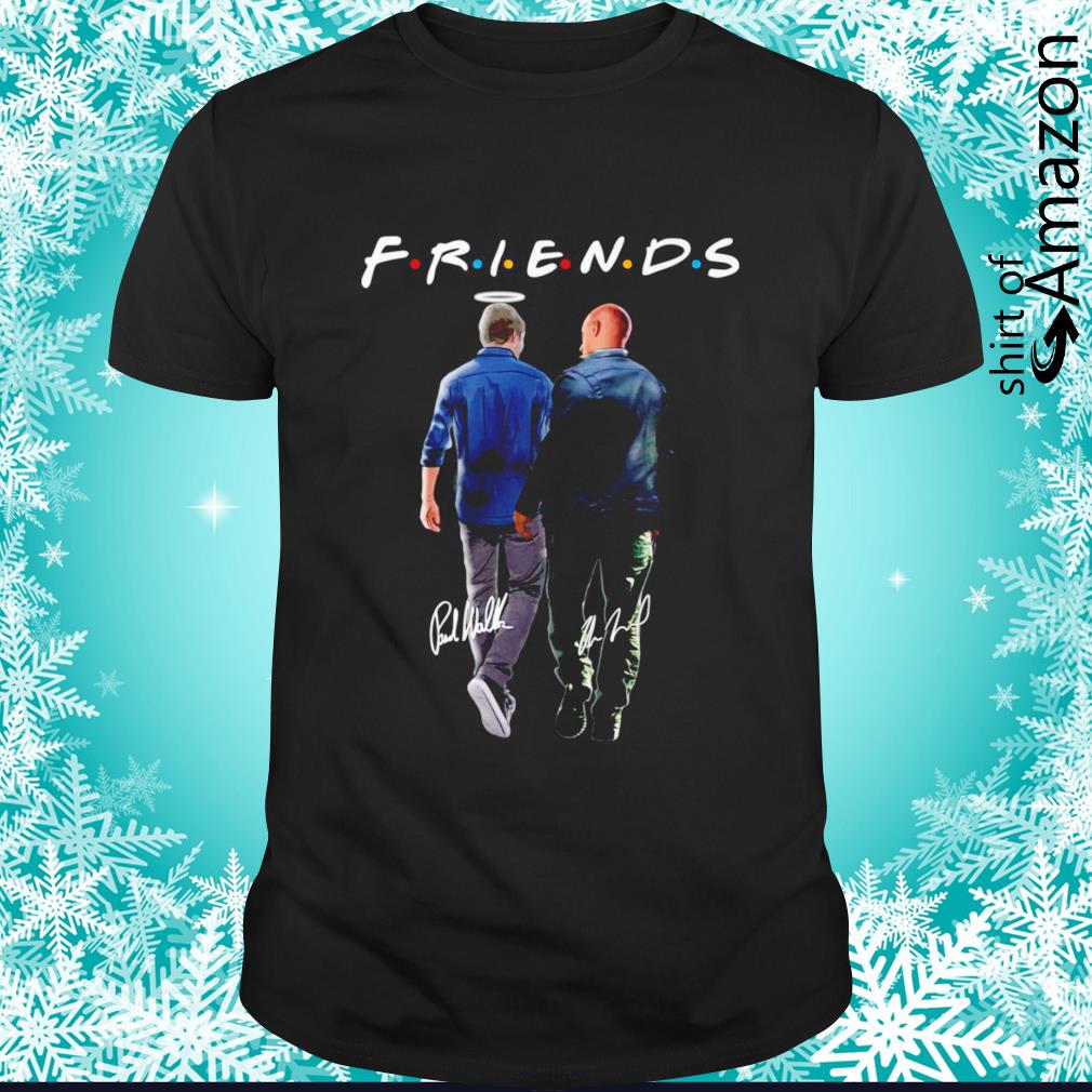 Vin Diesel and Paul Walker forever Friends signature shirt