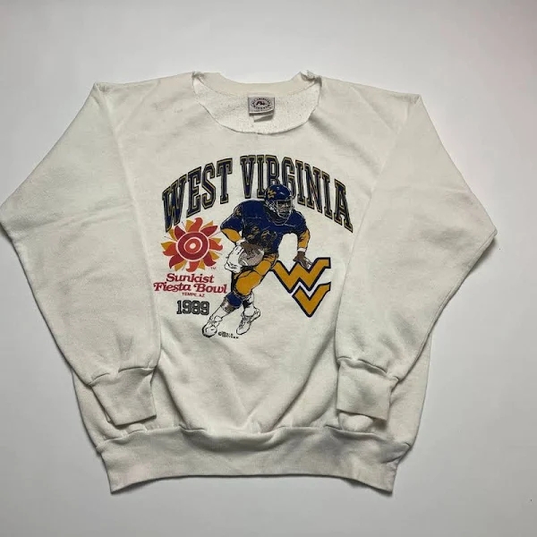 Vintage 90s West Virginia Football Crewneck Sweatshirt