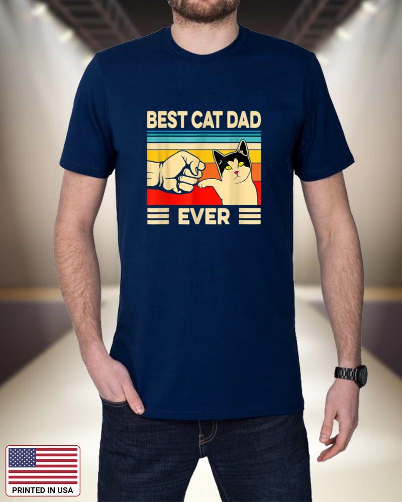 Vintage Best Cat Dad Ever Funny Cat Daddy Father Day Gift zWBFL