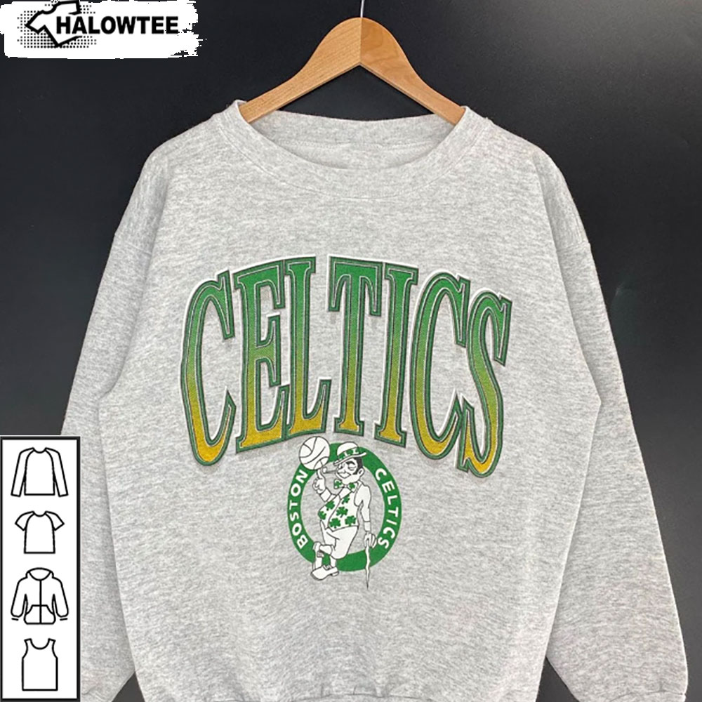 Vintage Boston Celtics Logo NBA Boston Celtics Shirt Basketball Shirt Gift For Men Women