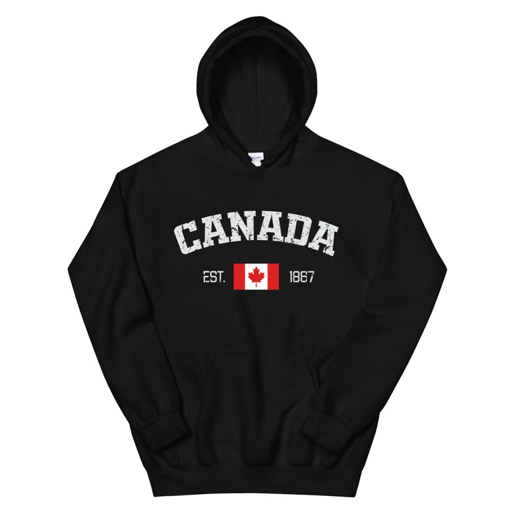 Vintage Canada Est.867 Maple Leaf Hoodie