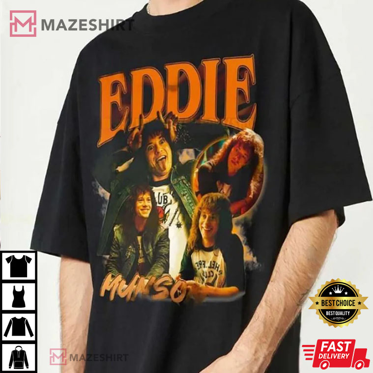 Vintage Eddie Munson Stranger Things 4 Gift For Fan T-Shirt