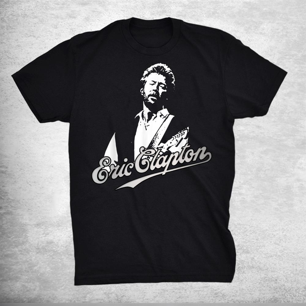 Vintage Erics Classic Arts Claptons Guitar Musician Legends Shirt