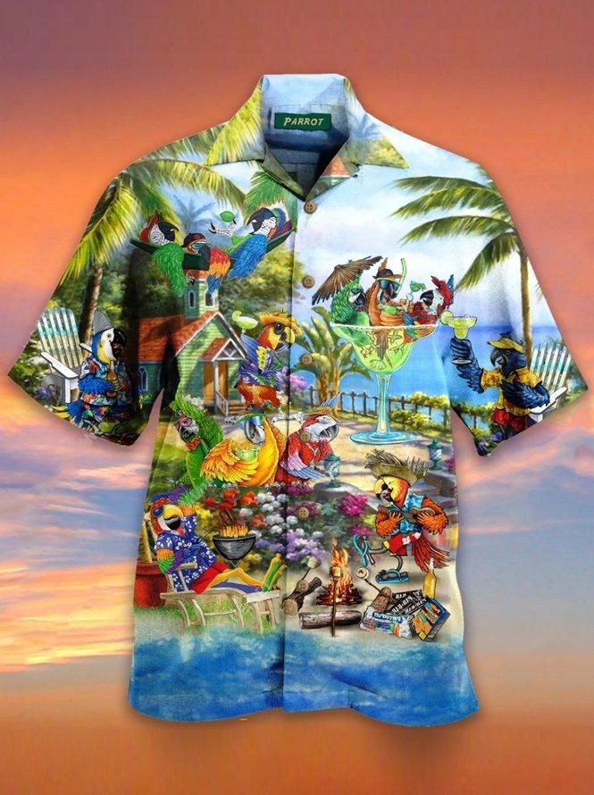 Vintage Hawaiian Shirt Unisex Adult