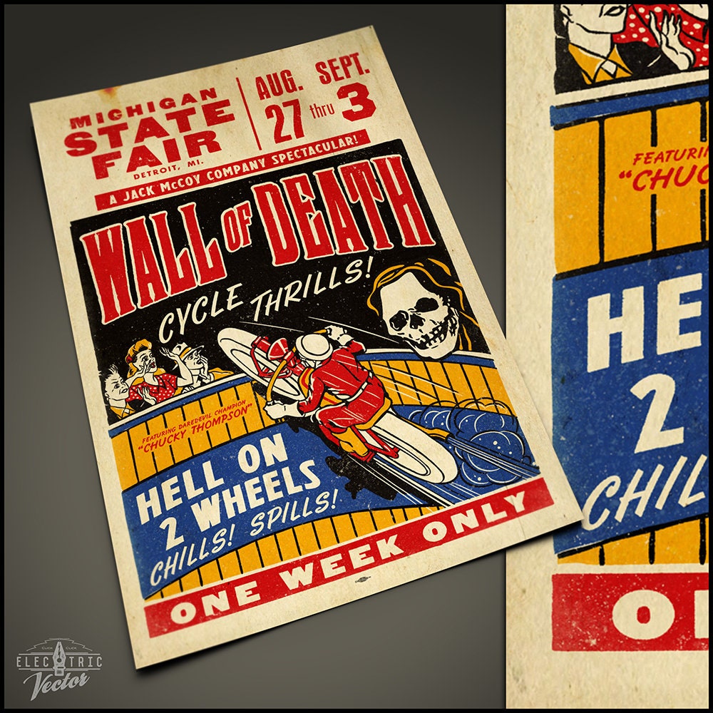 Wall Of Death Poster