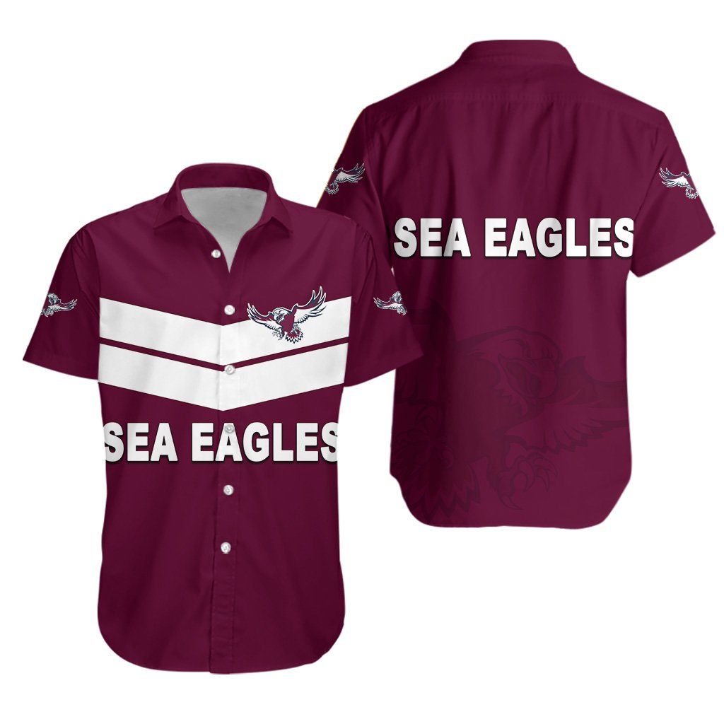 Warringah Hawaiian Shirt Sea Eagles Original K8