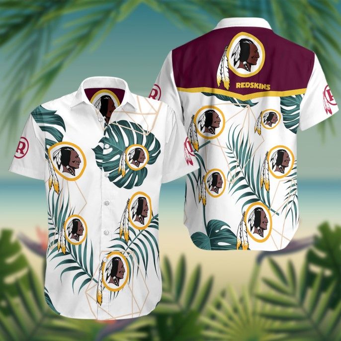 Washington redskins nfl Hawaiian Beach Shirt Hawaii Shirt