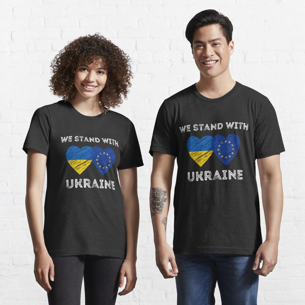 We Stand With Ukraine Europe Support Shirt