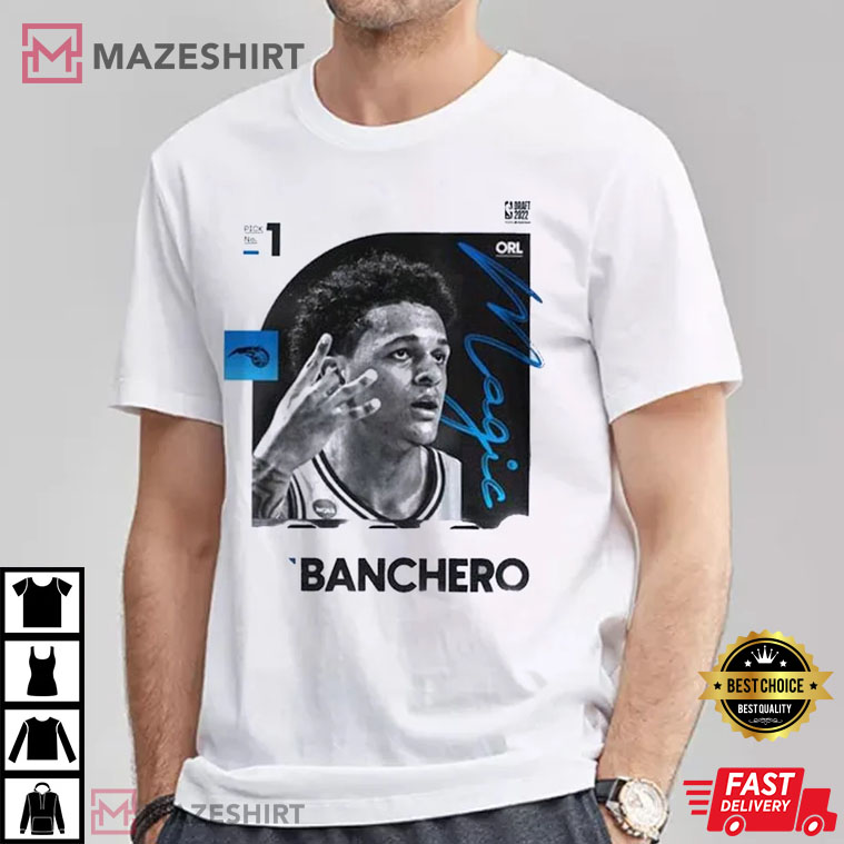 Welcome Paolo Banchero Orlando Magic 2022 NBA Draft T-Shirt