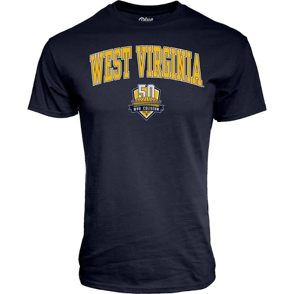 West Virginia Mountaineers WVU Coliseum 50th Anniversary Shirt XL
