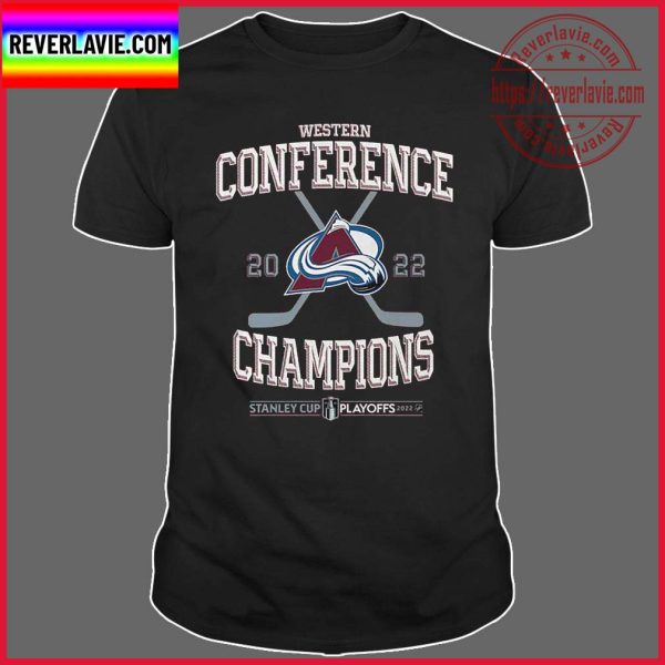 Western Conference 2022 Colorado Avalanche Champions Stanley Cup Playoff Unisex T-Shirt