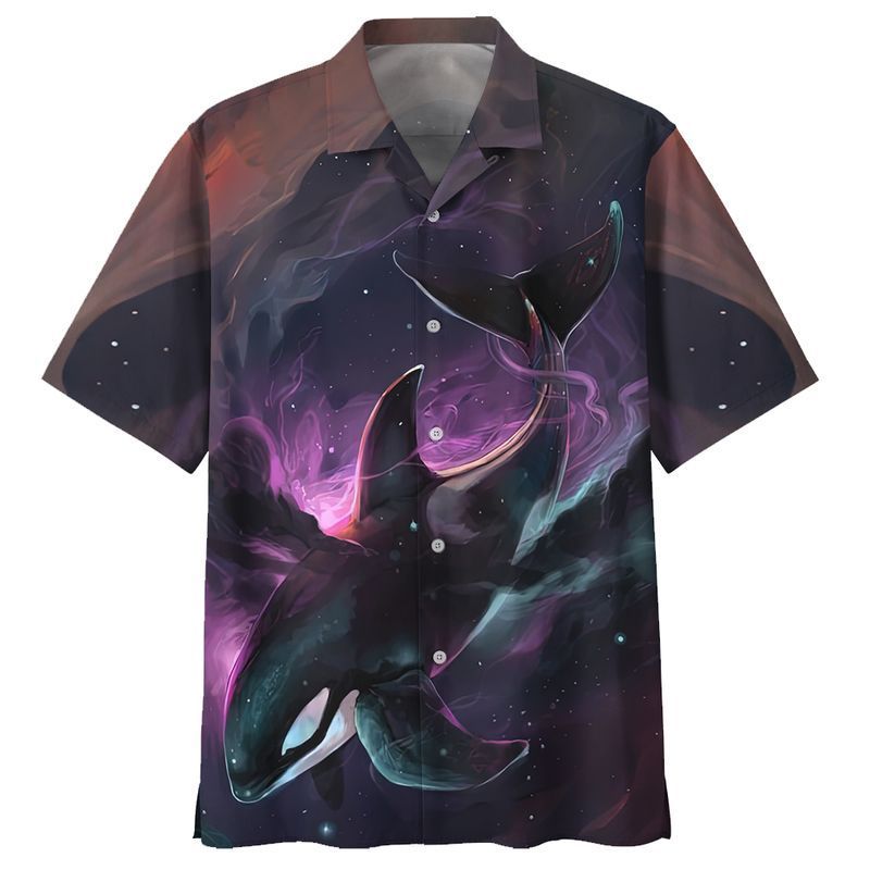 Whale Colorful Unique Unisex Hawaiian Shirt For Men And Women   2905428