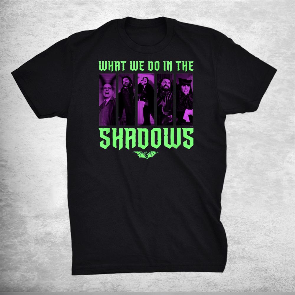 What We Do In The Shadows Cast And Logo Shirt