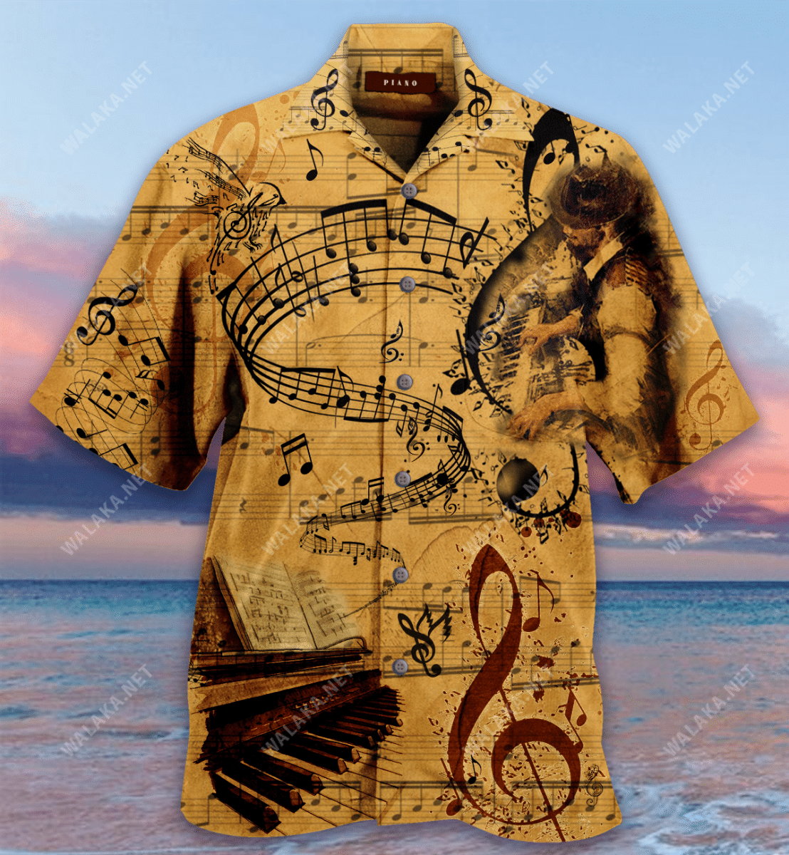 Where Words Fail Music Speaks Colorful Awesome Hawaiian Shirt   19051898