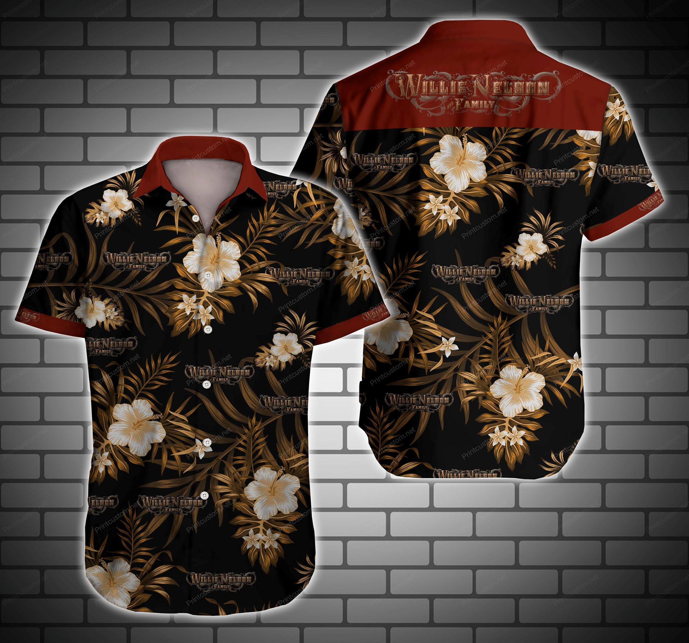Willie Nelson Hawaii Shirt Summer Button Up Shirt For Men Beach Wear Short Sleeve Hawaii Shirt