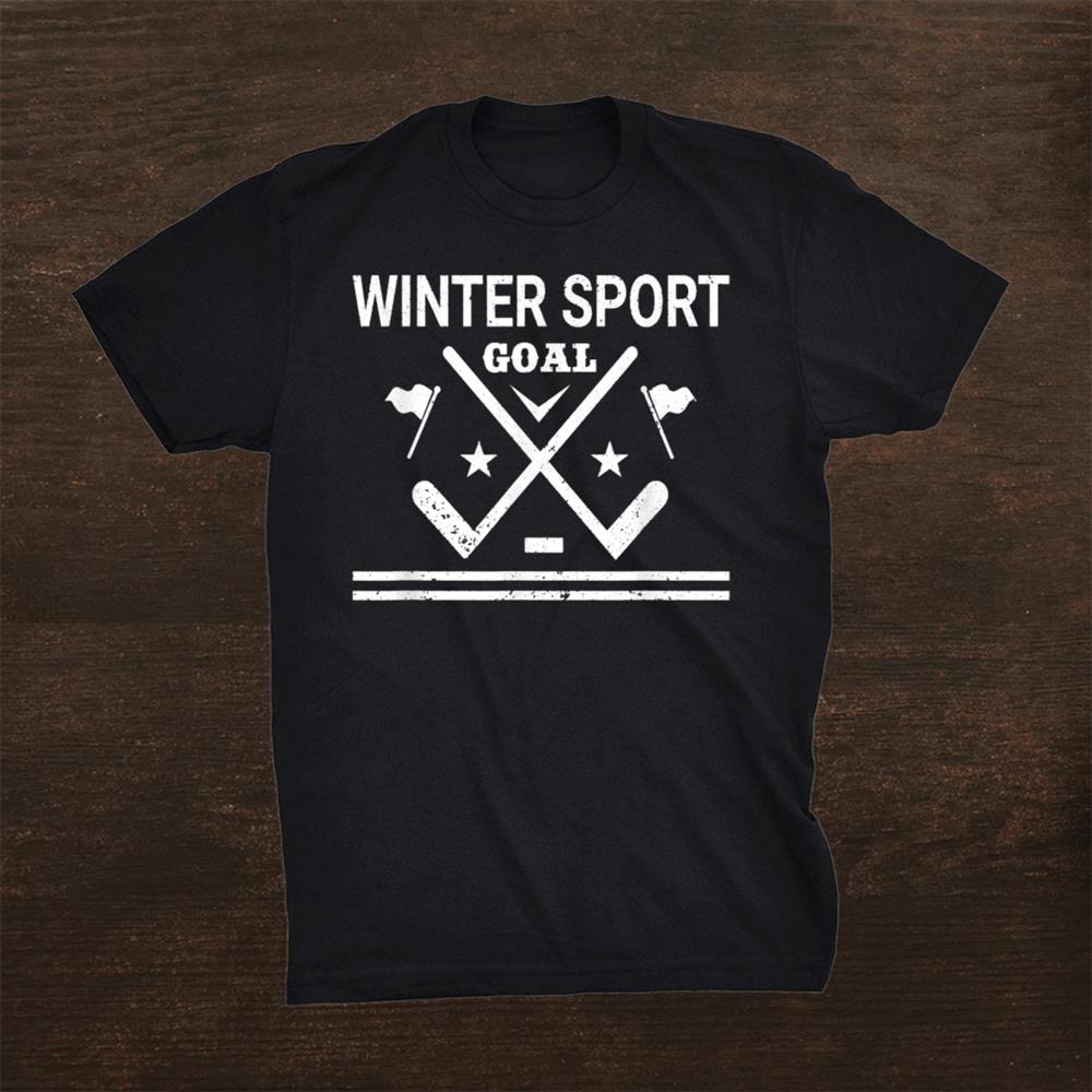 Winter Sport Goal Ice Hockey Shirt