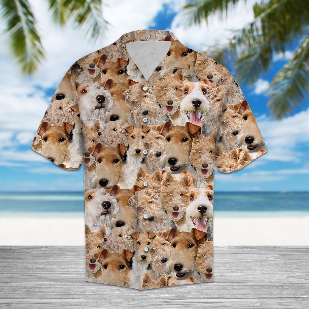 Wire Fox Terrier Brown Unique Unisex Hawaiian Shirt For Men And Women CTC25033218
