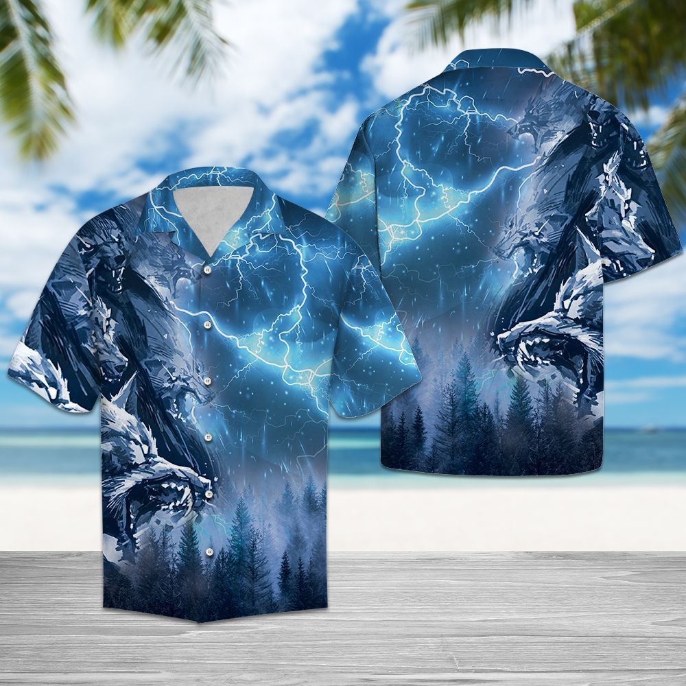 Wolf Blue Amazing Design Unisex Hawaiian Shirt For Men And Women   04062818