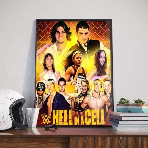 WWE Hell In A Cell 2022 Alternative Home Decor Poster Canvas