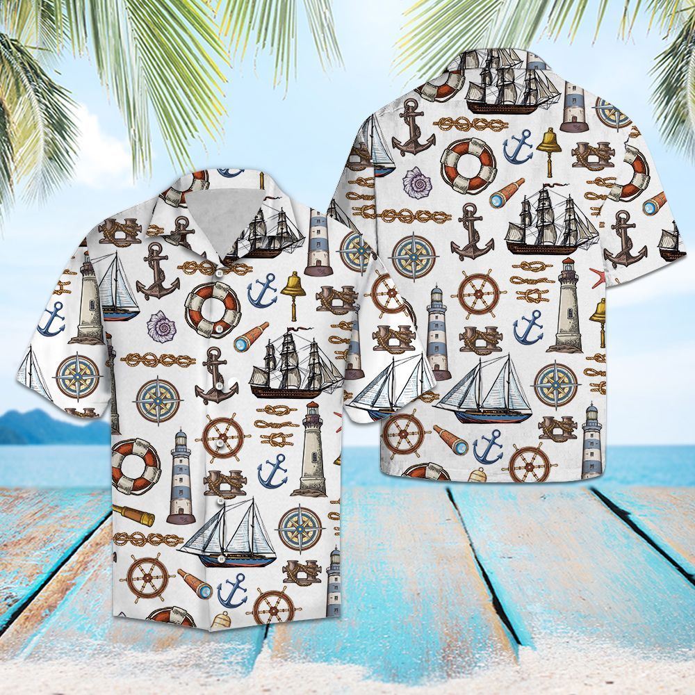 Yachtsman Gray White Best Unisex Hawaiian Shirt For Men And Women   2405859