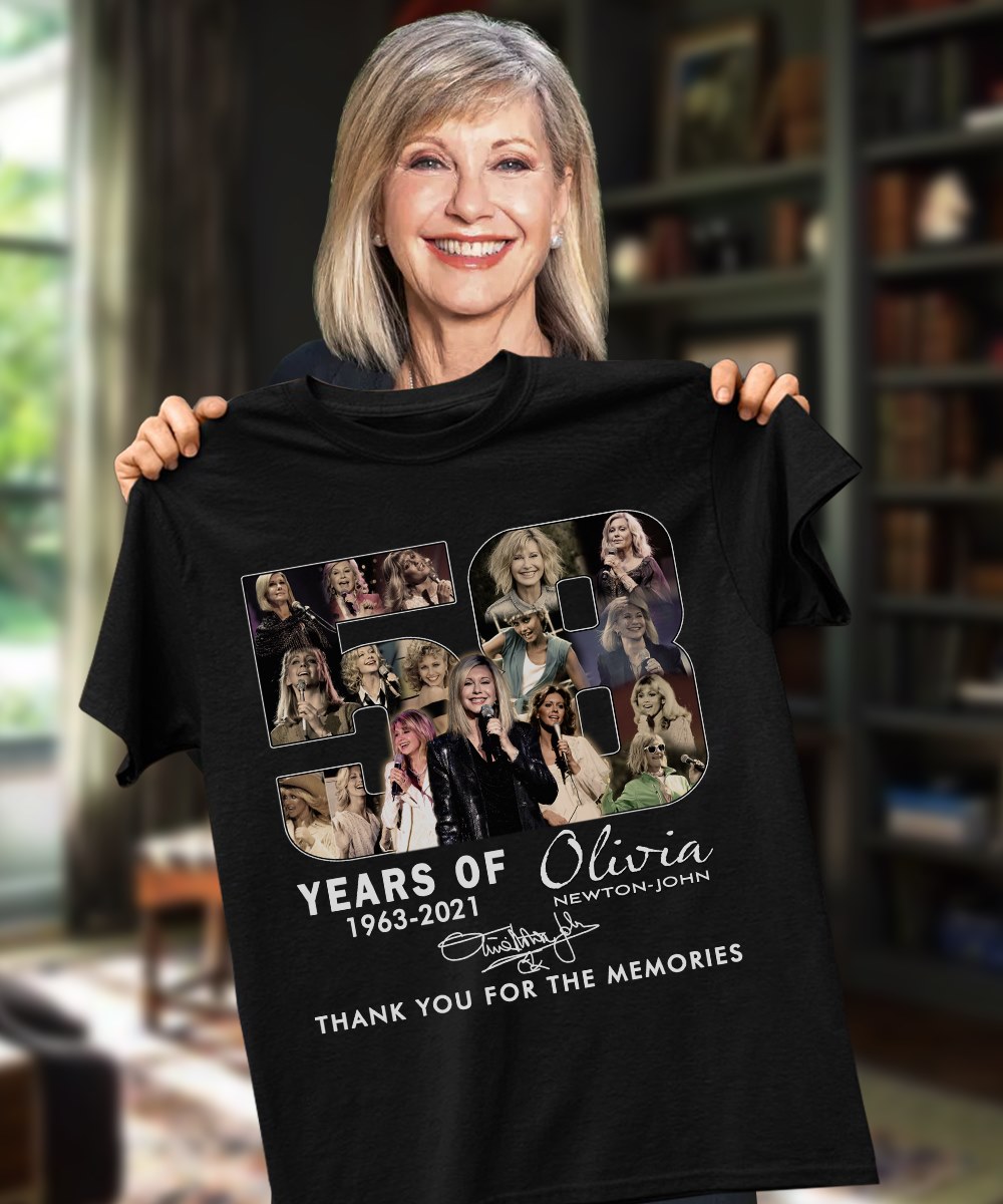 Years of Olivia Newton-John 1963 – 2021 thank you for the memories