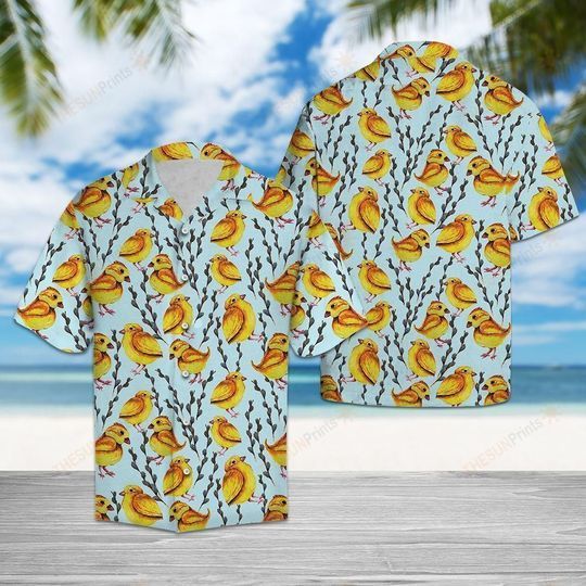 Yellow Chicken Colorful Best Unisex Hawaiian Shirt For Men And Women   26054680