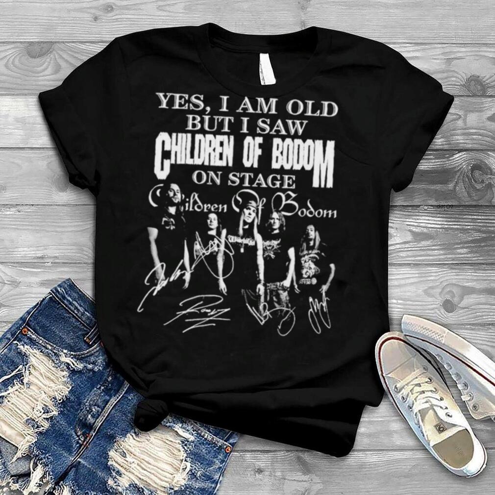 Yes I am old but I saw Children Of Bodom 2022 on stage signatures shirt