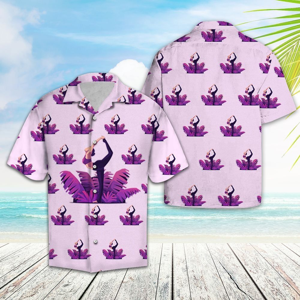 Yoga Lover Purple Best Unisex Hawaiian Shirt For Men And Women   2405846