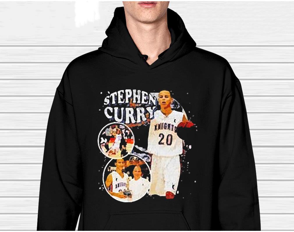 Young Stephen Curry throwback shirt