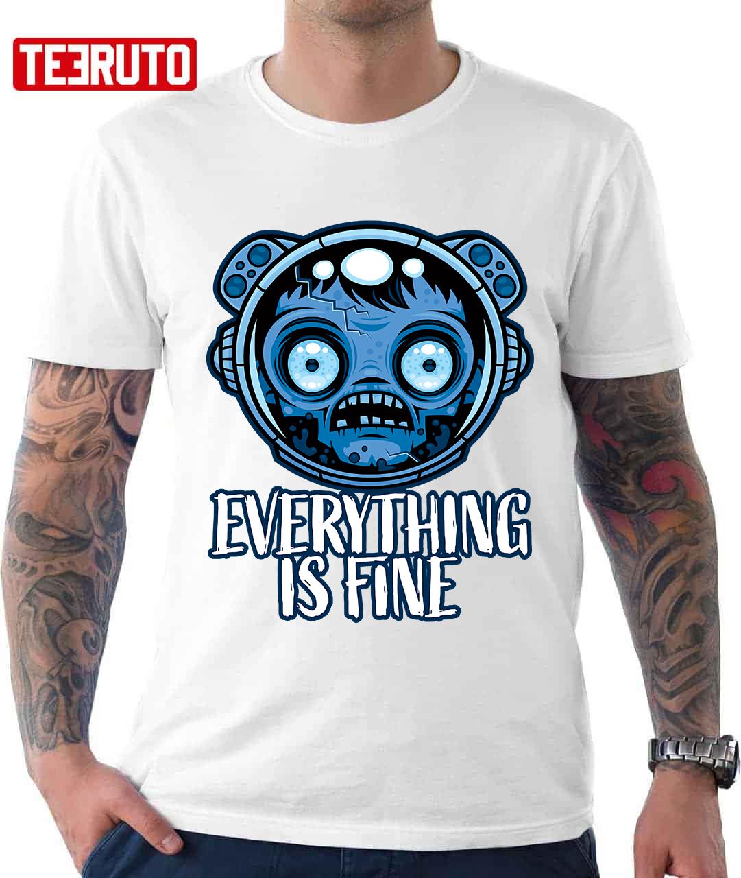 Zombie Astronaut Is Fine Unisex T-Shirt