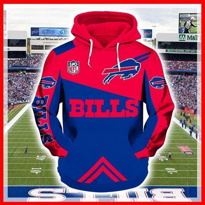 100Th Nfl Buffalo Billsbud Light 3D Hoodie Sweatshirt