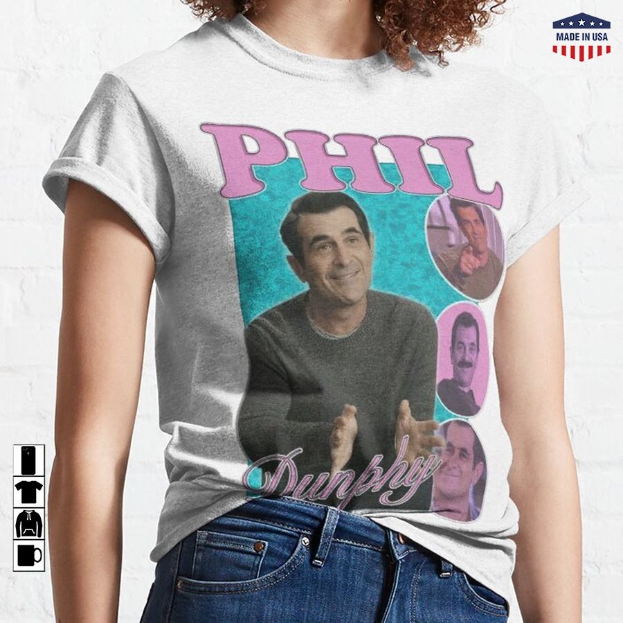 10mb Vintage Phil Dunphy Homage Bootleg, Phil Dunphy T-shirt - Sweatshirt, Phil Dunphy Modern Family Classic T-Shirt