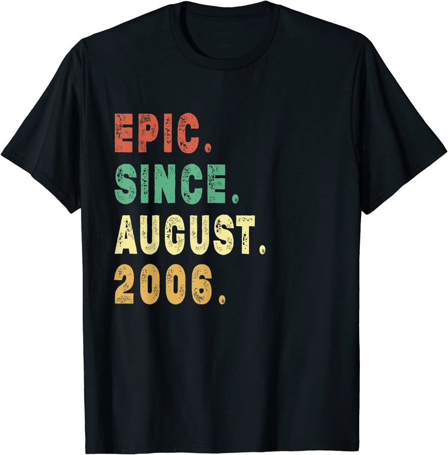16 Year Old Epic Since August 2006 16th Birthday Gift
